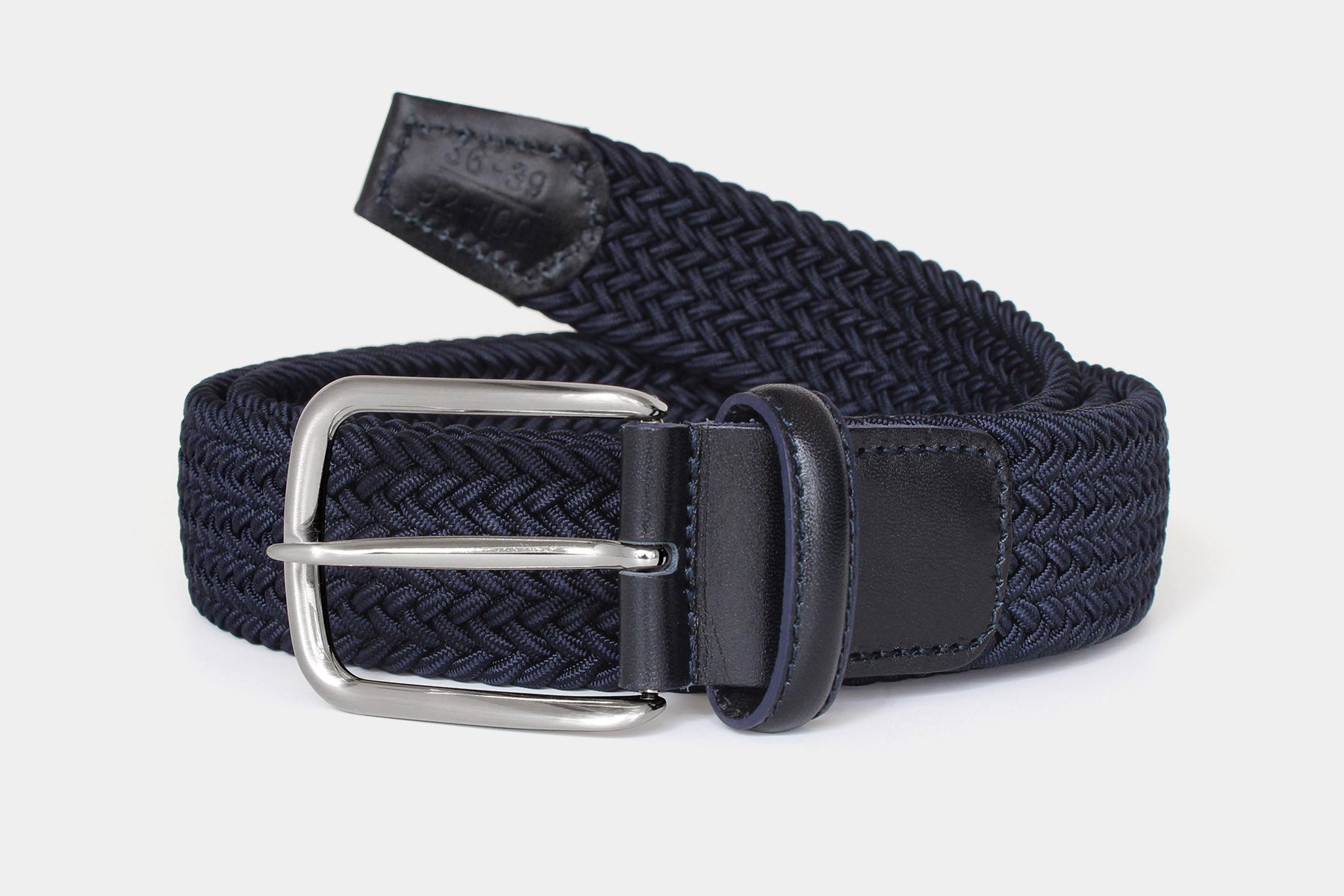 1005 Navy - woven elastic