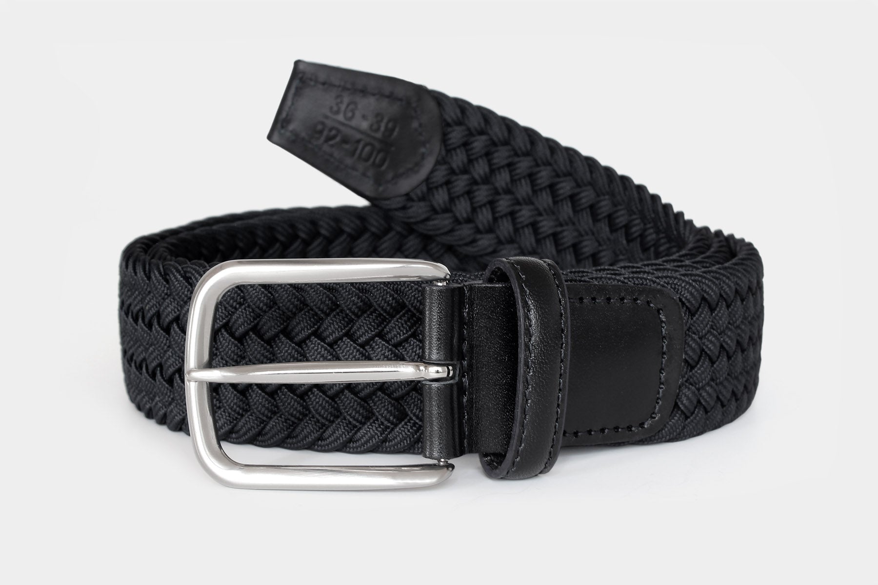 1090 Black - woven elastic