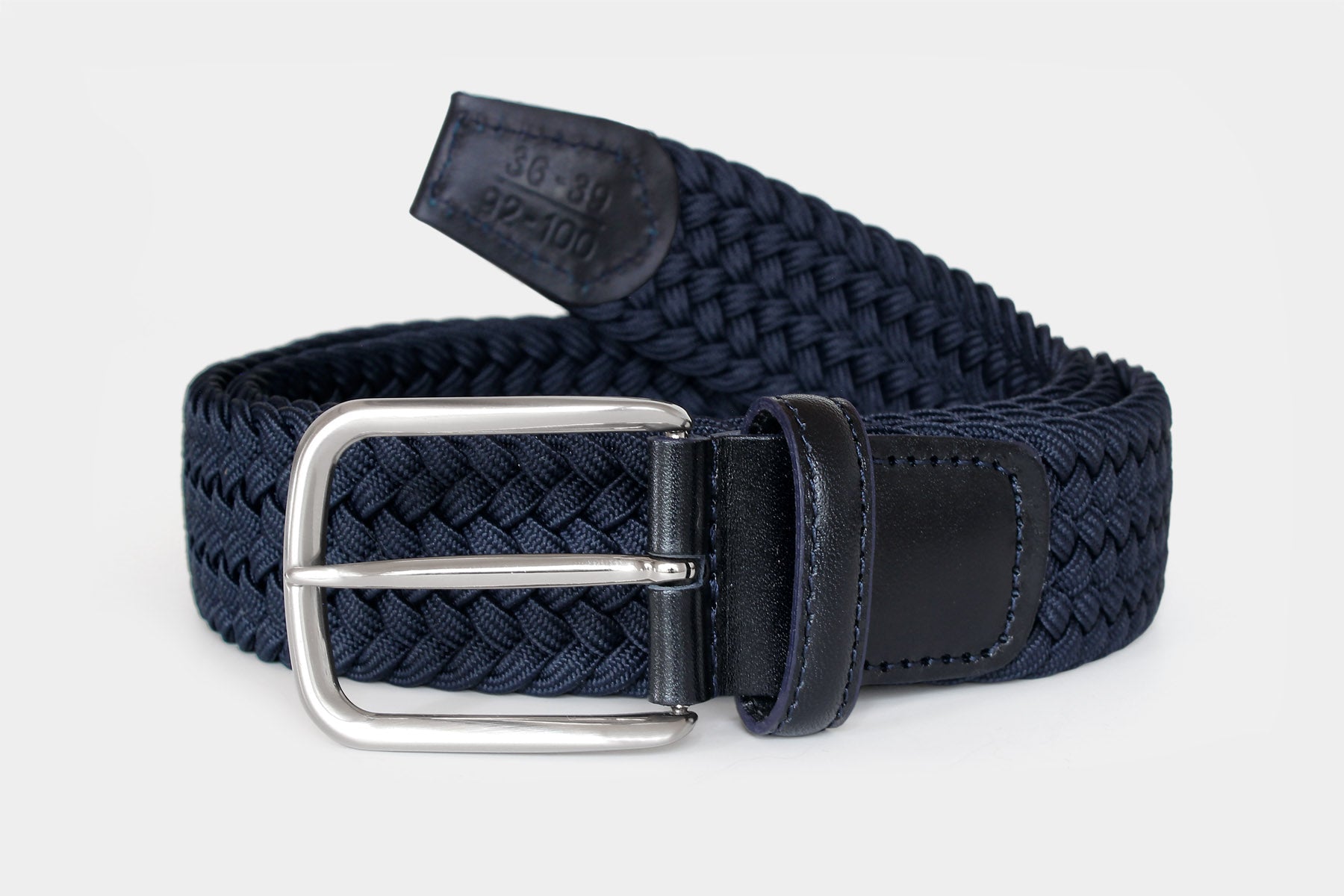 1090 Navy - woven elastic