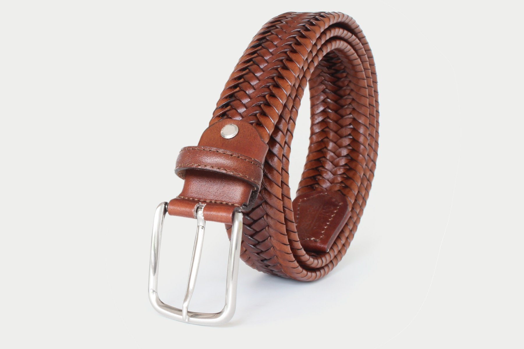 1105 Tan - Braided leather