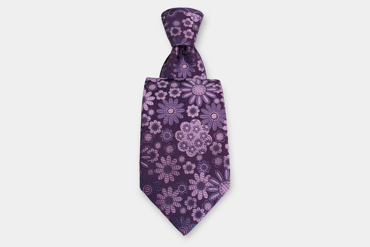 Tie Pisa Purple