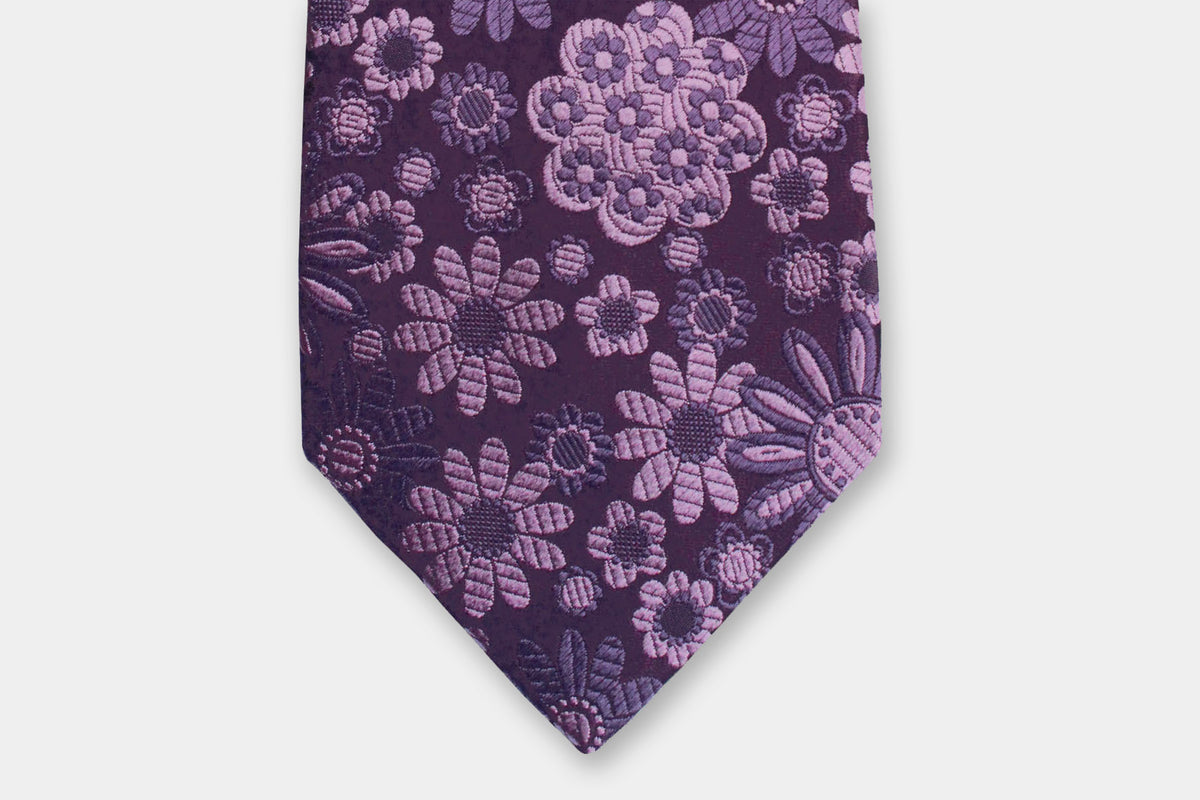 Tie Pisa Purple