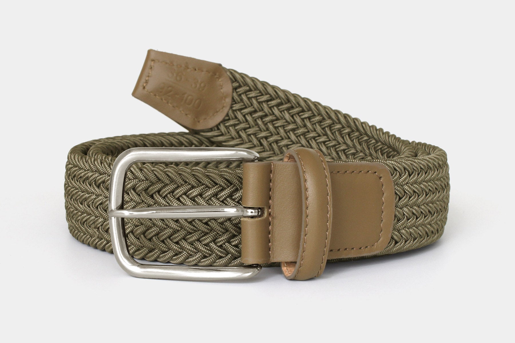 1005 Moss - woven elastic