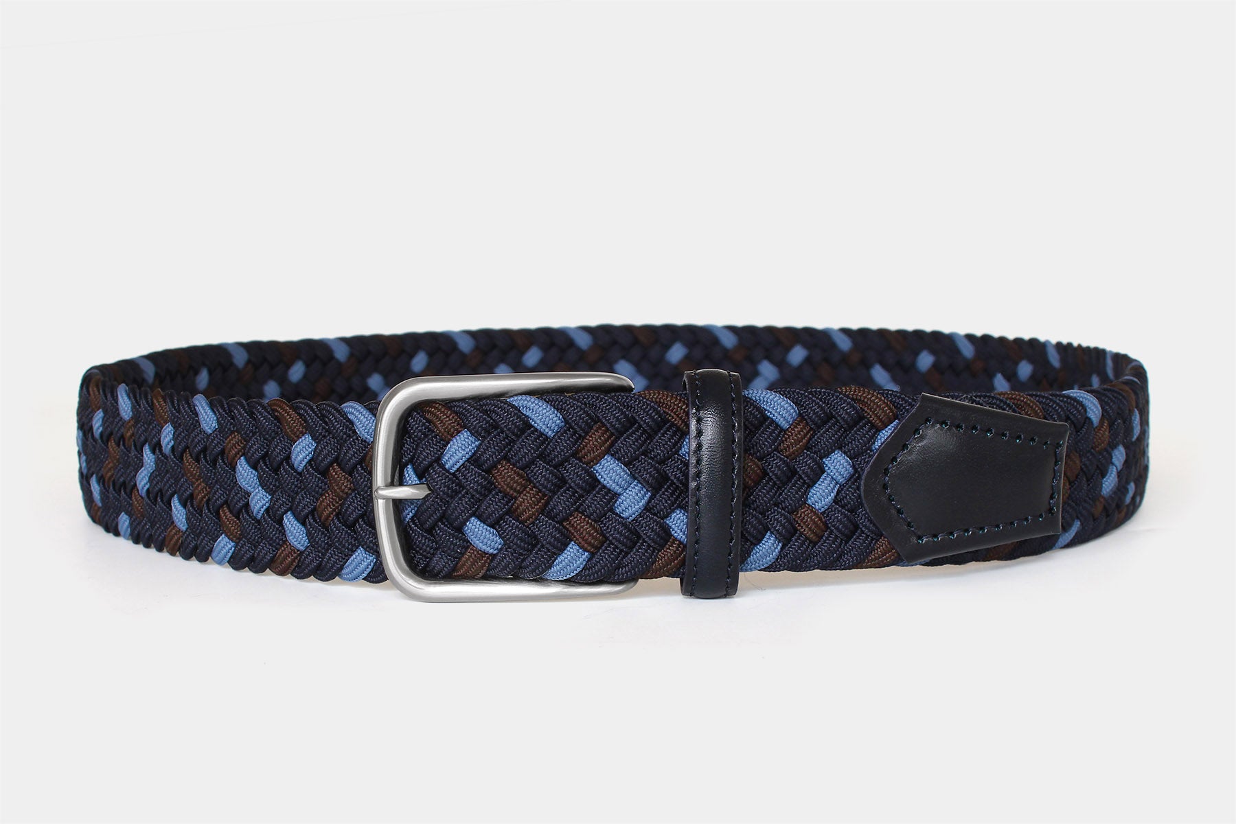 1090 Navy Drift - woven elastic