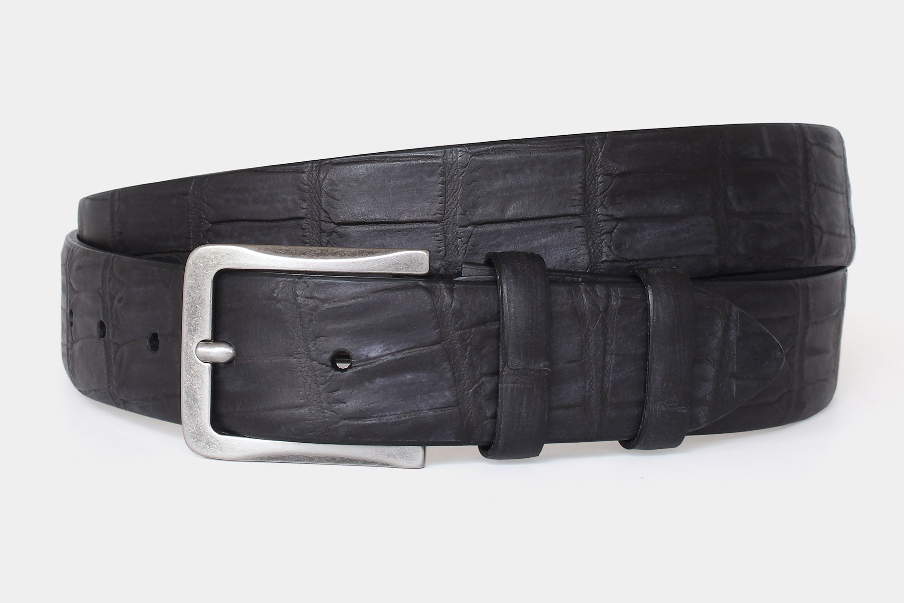 1713 Black – Hand-Painted Crocodile