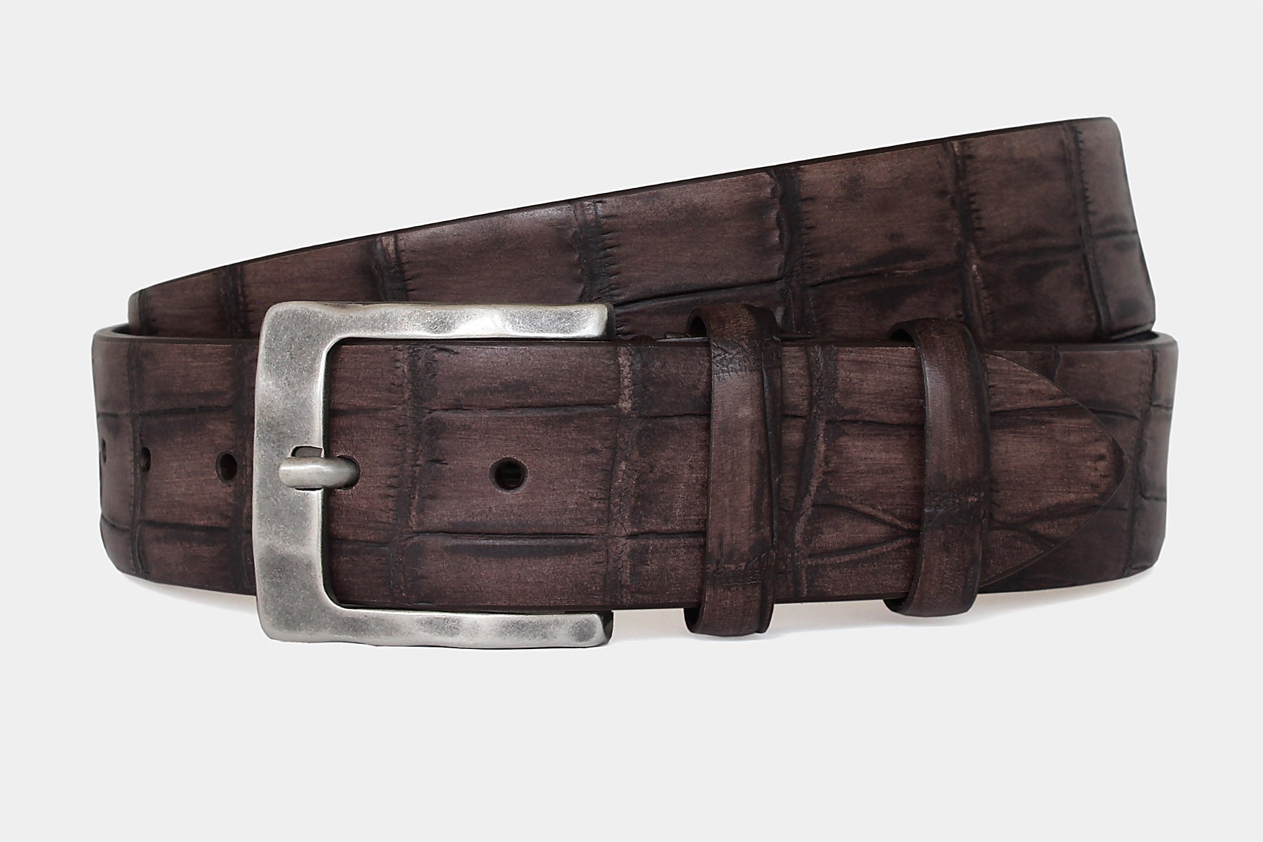 1713 Brown – Hand-Painted Crocodile